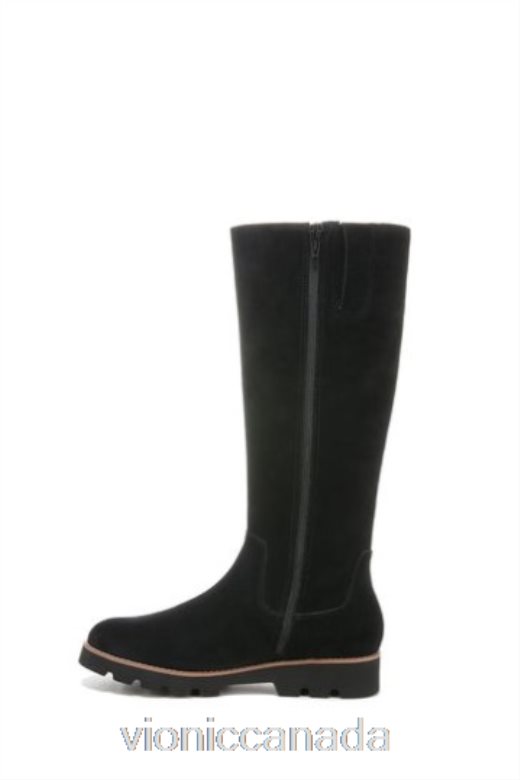 Vionic Gwen Black Waterproof Suede Knee Length Boots 4642661655Vionic shoes calgary