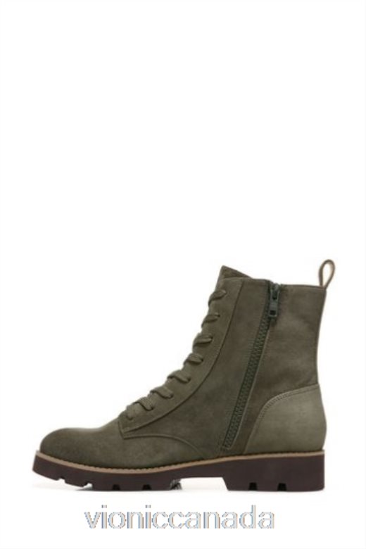 Vionic Lani Olive Waterproof Suede Green Mid Shaft Boots 4642661521Vionic calgary