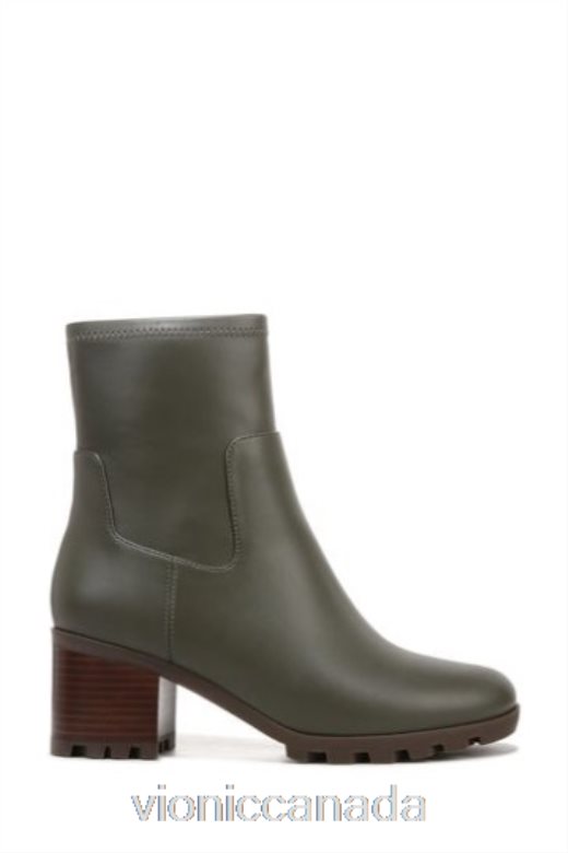 Vionic Olive Green Stretch Synthetic Ronan Mid Shaft Boots 4642661653Vionic calgary