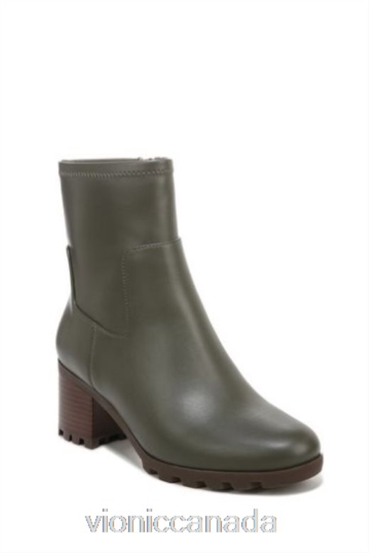 Vionic Olive Green Stretch Synthetic Ronan Mid Shaft Boots 4642661653Vionic calgary