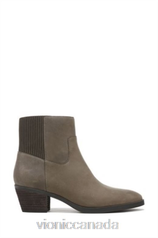 Vionic Stone Grey Nubuck Shantelle Ankle Boots 4642661604Vionic boots canada