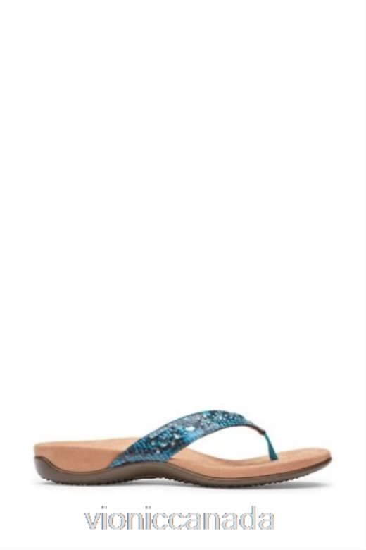 Vionic Aqua Blue Lucia Thong Toe Post Sandals 4642661569Vionic canada sale