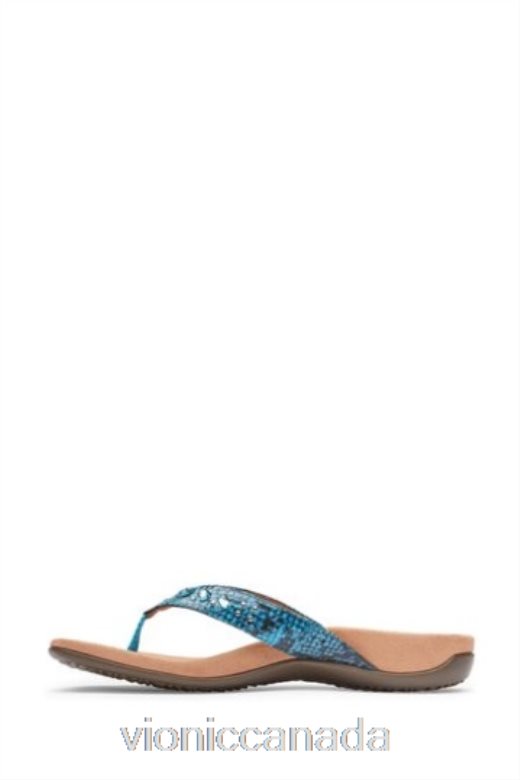 Vionic Aqua Blue Lucia Thong Toe Post Sandals 4642661569Vionic canada sale