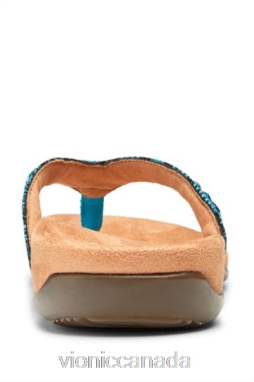 Vionic Aqua Blue Lucia Thong Toe Post Sandals 4642661569Vionic canada sale