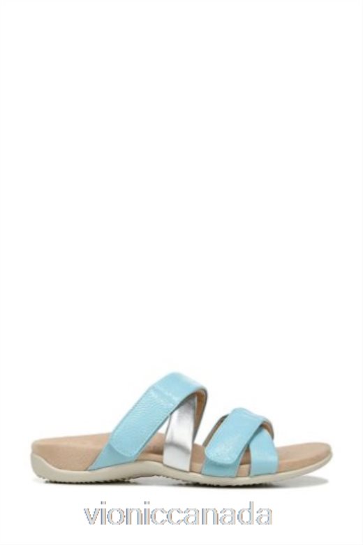 Vionic Blue Hadlie Slider Sandals 4642661518Vionic calgary