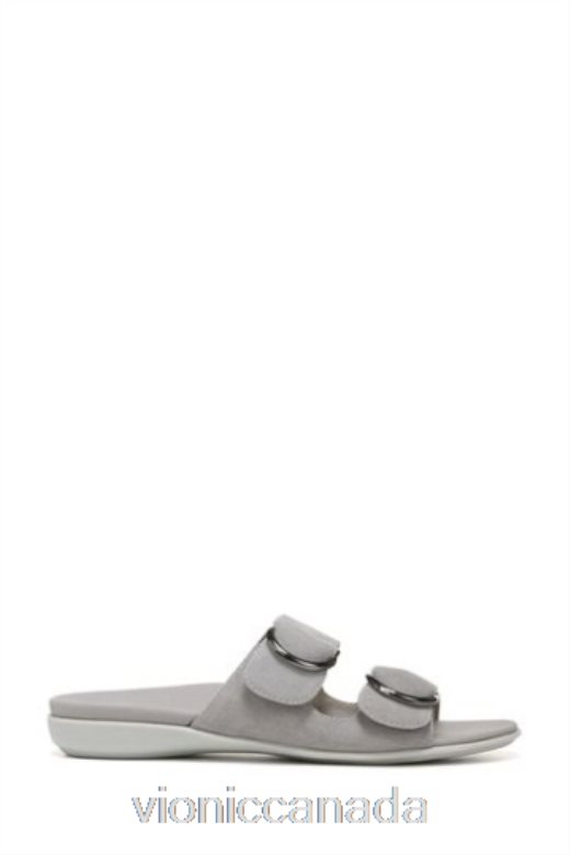 Vionic Grey Corlee Slider Sandals 4642661536Vionic boots canada