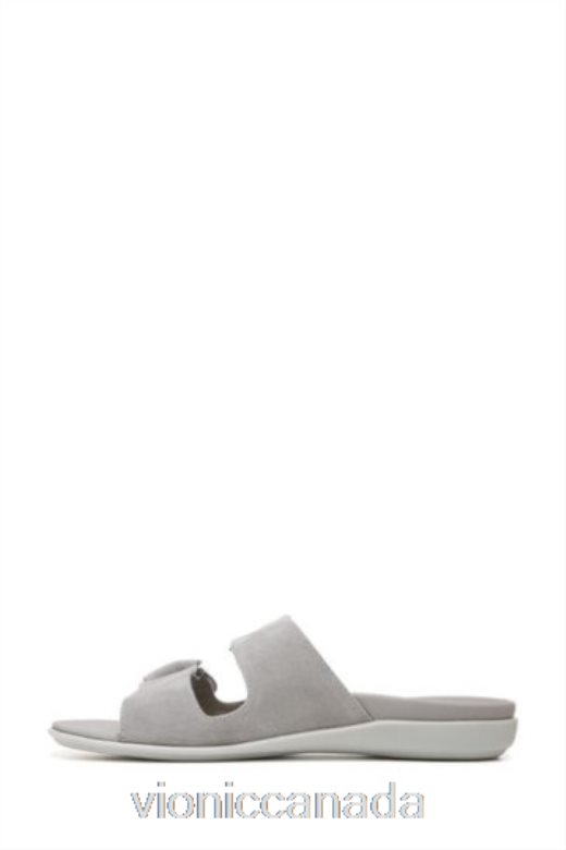 Vionic Grey Corlee Slider Sandals 4642661536Vionic boots canada
