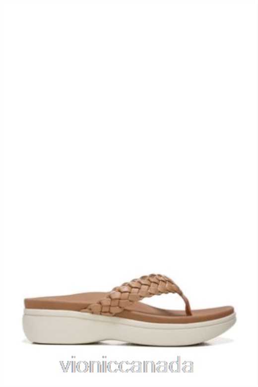 Vionic Kenji Brown Thong Wedge Sandals 4642661587Vionic sneakers
