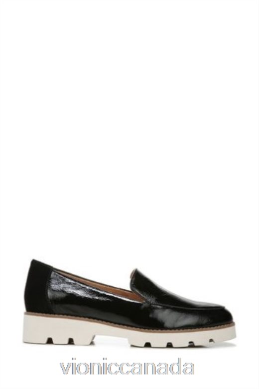 Vionic Kensley Black Crinkle Patent Slip On Shoes 4642661537Vionic sneakers