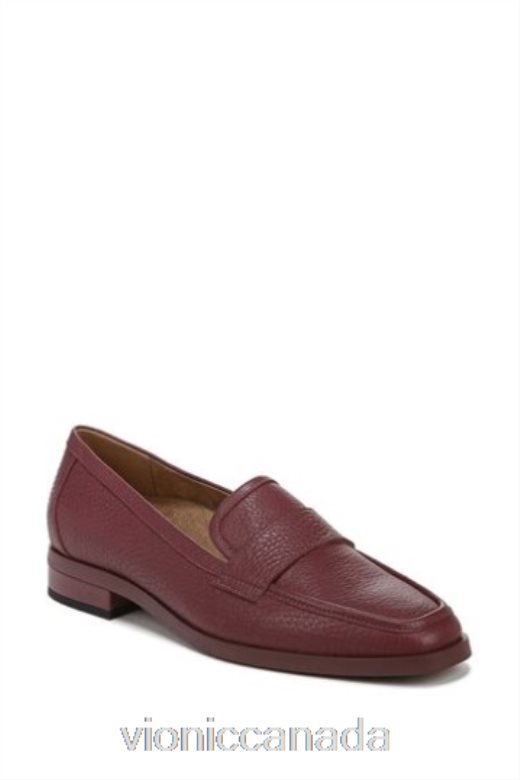 Vionic Shiraz Red Tumbled Leather Sellah Slip On Shoes 4642661597Vionic boots canada