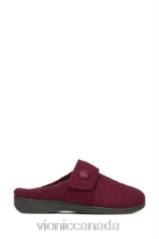 Vionic Wine Red Carlin Mule Slippers 4642661648Vionic calgary