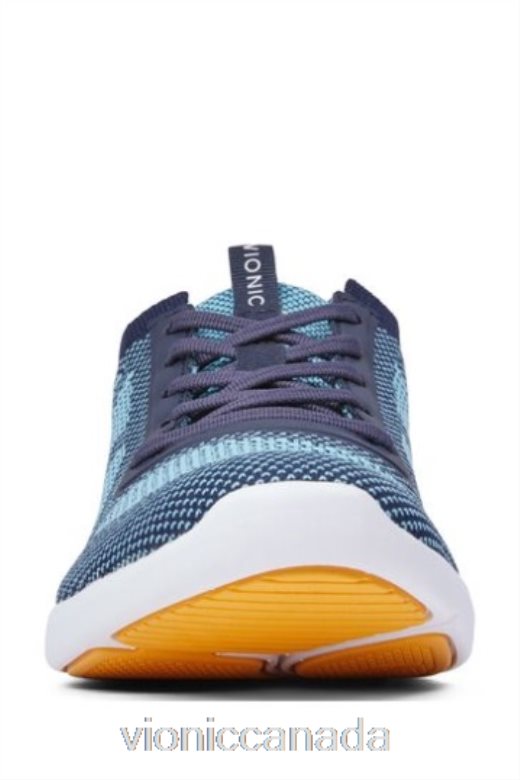 Vionic Blue Lenora knit Lace Up Trainers New 4642661670Vionic canada sale