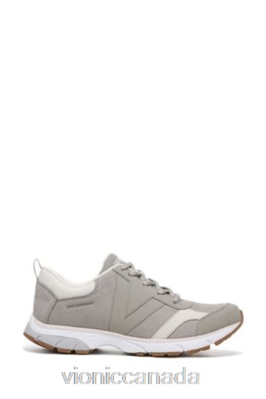 Vionic Grey Dark Taupe Zanny Lace Up Trainers 4642661649Vionic shoes calgary