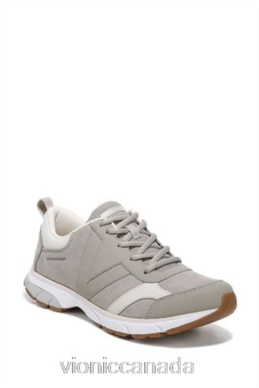 Vionic Grey Dark Taupe Zanny Lace Up Trainers 4642661649Vionic shoes calgary