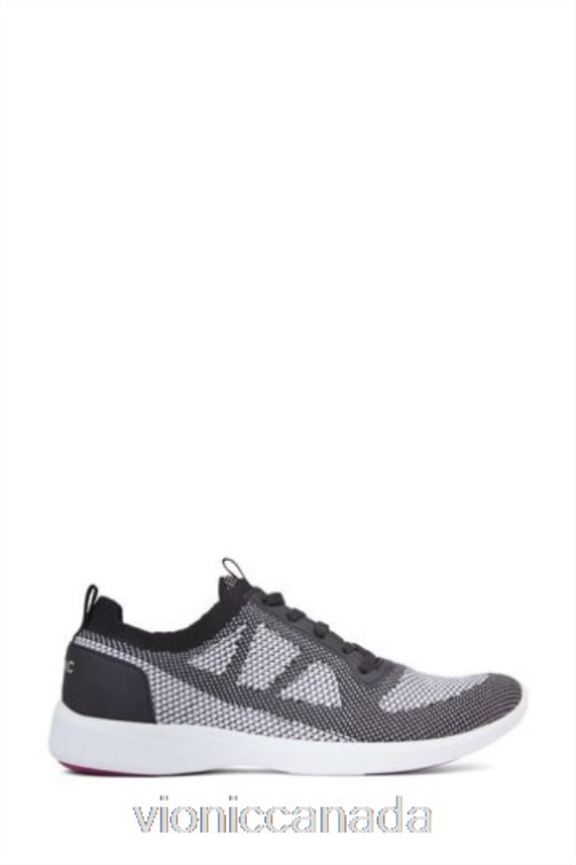 Vionic Lenora Black Knit Lace Up Trainers 4642661646Vionic boots canada