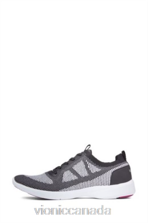 Vionic Lenora Black Knit Lace Up Trainers 4642661646Vionic boots canada