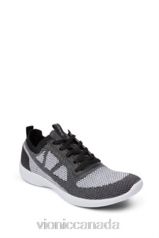 Vionic Lenora Black Knit Lace Up Trainers 4642661646Vionic boots canada