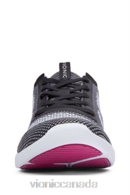 Vionic Lenora Black Knit Lace Up Trainers 4642661646Vionic boots canada