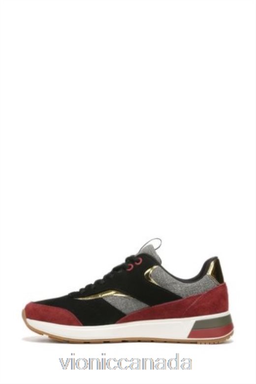 Vionic Nova Black/Shiraz Nubuck Lace Up Trainers 4642661658Vionic sandals canada