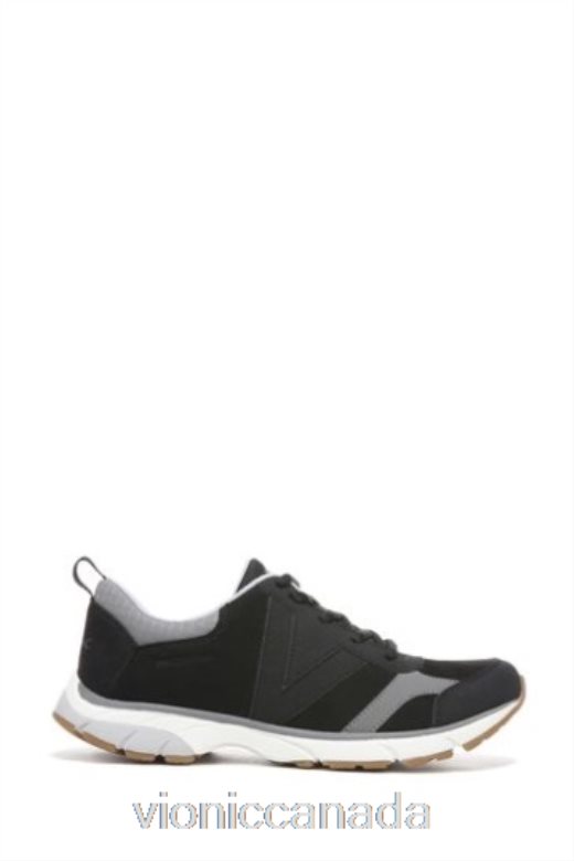 Vionic Zanny Black/Charcoal Lace Up Trainers 4642661638Vionic canada