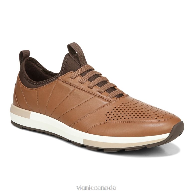 Vionic Trent Sneaker 4642661469 Toffee Leather Vionic calgary