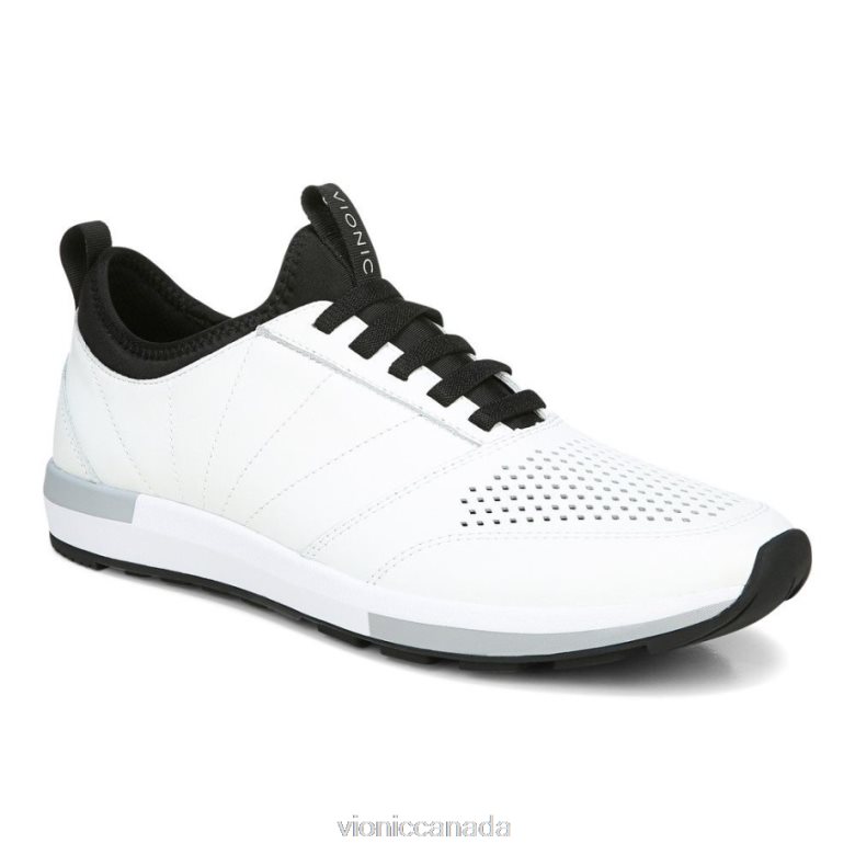 Vionic Trent Trainer 464266612 White Vionic shoes calgary
