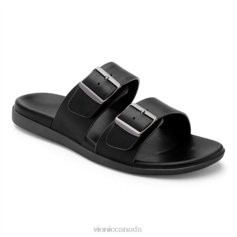 Vionic Charlie Slide Sandal 4642661450 Black Vionic shoes calgary