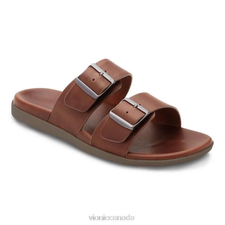 Vionic Charlie Slide Sandal 4642661451 Brown Vionic sandals canada