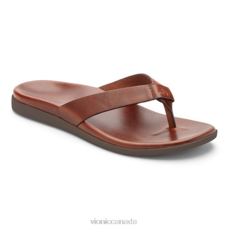 Vionic Elijah Toe Post Sandal 4642661453 Brown Vionic canada shoes