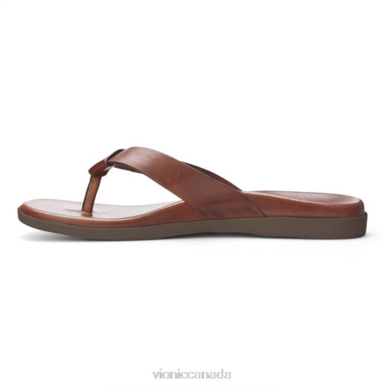 Vionic Elijah Toe Post Sandal 4642661453 Brown Vionic canada shoes