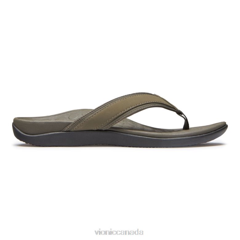 Vionic Men\'s Tide Toe Post Sandal 4642661445 Olive Vionic canada shoes