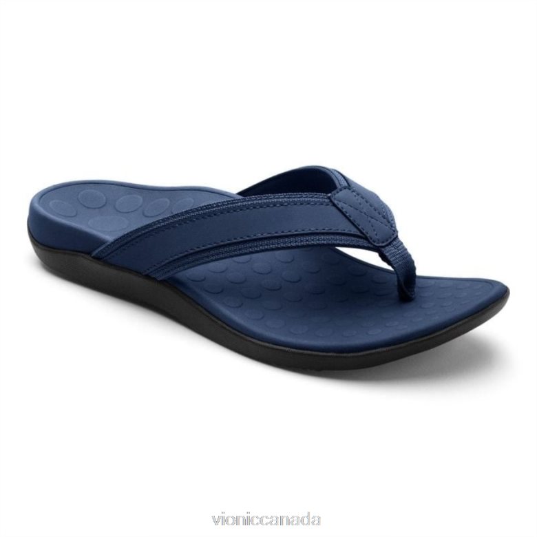 Vionic Men's Tide Toe Post Sandal 4642661448 Navy Vionic boots canada