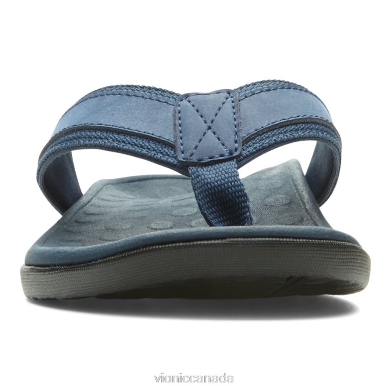 Vionic Men\'s Tide Toe Post Sandal 4642661448 Navy Vionic boots canada