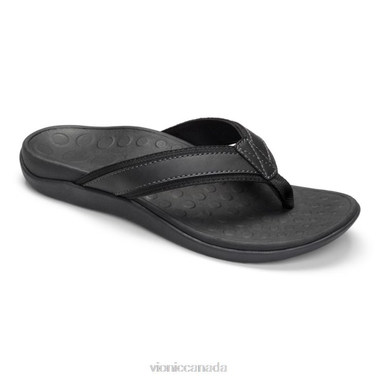 Vionic Men's Tide Toe Post Sandal 46426621 Black Vionic boots canada