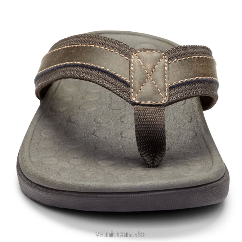 Vionic Men\'s Tide Toe Post Sandal 46426622 Brown Vionic calgary