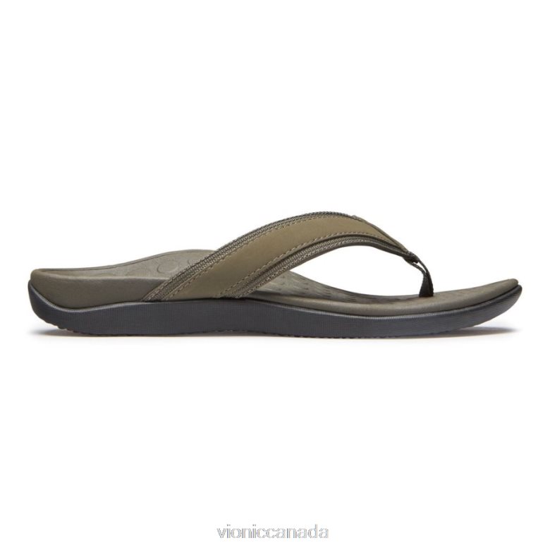 Vionic Men\'s Tide Toe Post Sandal 46426625 Olive Vionic sneakers