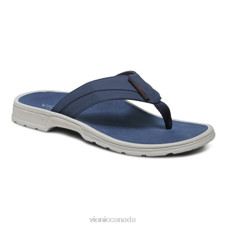 Vionic Wyatt Toe Post Sandal 4642661443 Navy Vionic sandals canada