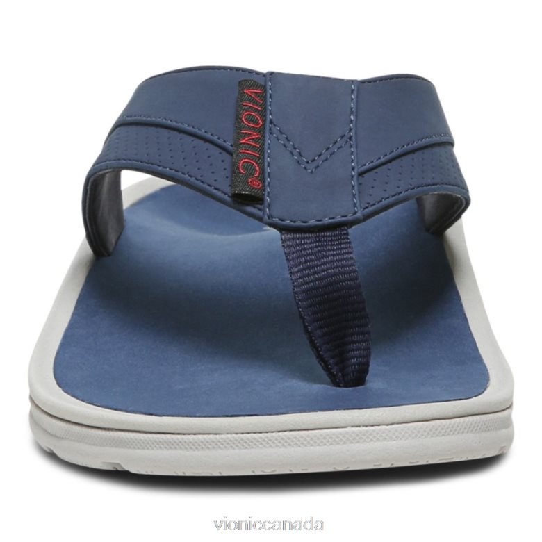 Vionic Wyatt Toe Post Sandal 4642661443 Navy Vionic sandals canada