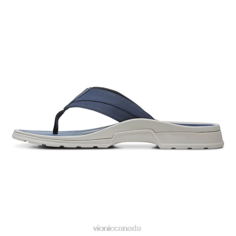 Vionic Wyatt Toe Post Sandal 4642661443 Navy Vionic sandals canada