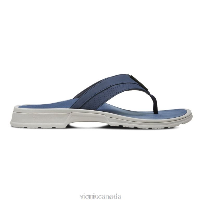 Vionic Wyatt Toe Post Sandal 4642661443 Navy Vionic sandals canada