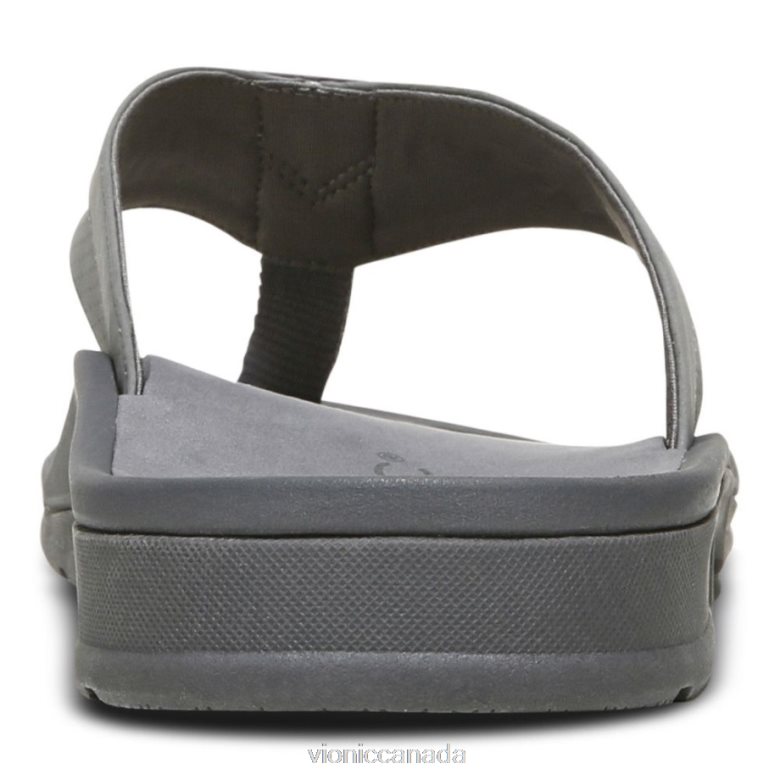 Vionic Wyatt Toe Post Sandal 464266636 Charcoal Vionic canada sale