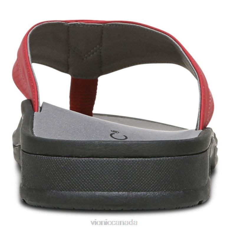 Vionic Wyatt Toe Post Sandal 464266638 Red Vionic boots canada