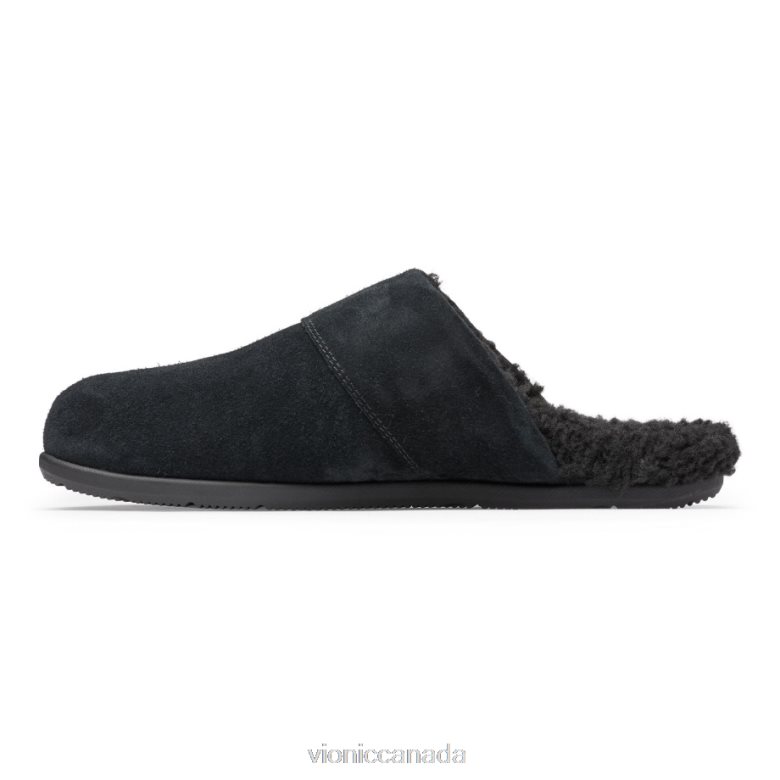 Vionic Alfons Mule Slipper 4642661483 Black Suede Vionic canada shoes