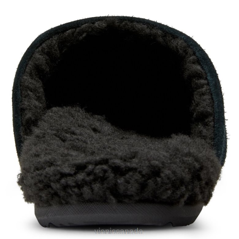 Vionic Alfons Mule Slipper 4642661483 Black Suede Vionic canada shoes