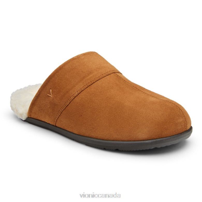 Vionic Alfons Mule Slipper 4642661485 Toffee Suede Vionic canada