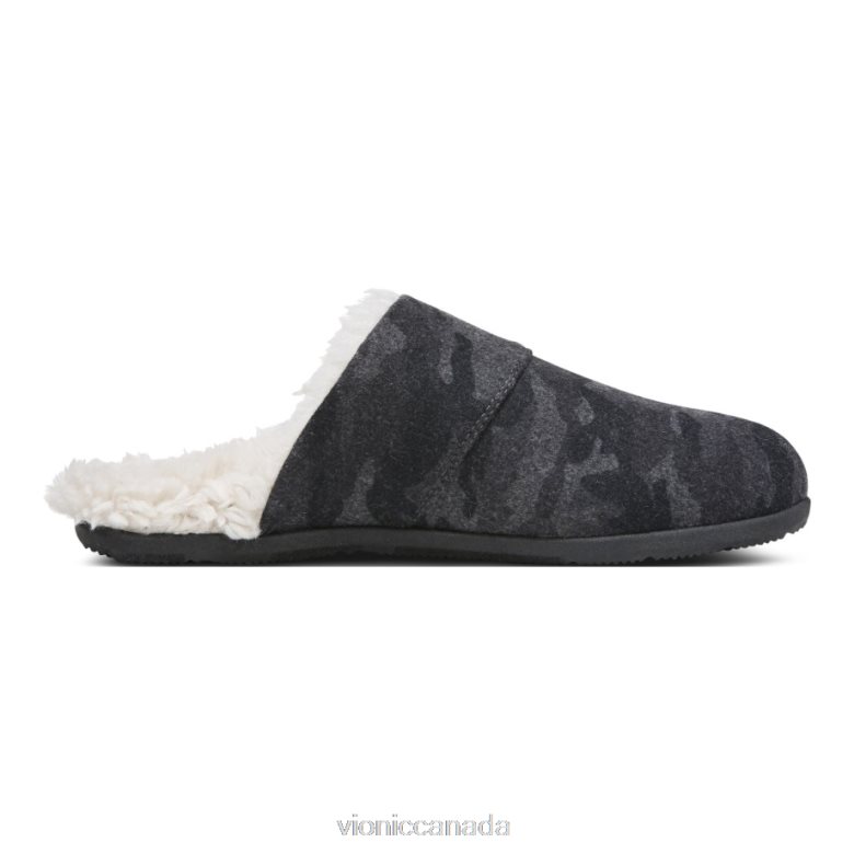 Vionic Alfons Mule Slipper 4642661486 Dark Shadow Camo Vionic boots canada