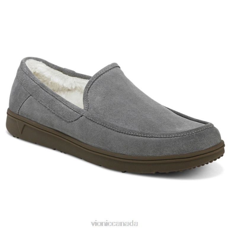 Vionic Gustavo Slipper 464266382 Charcoal Vionic canada sale