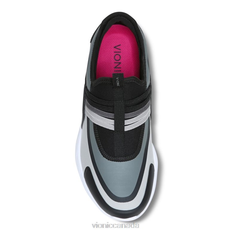 Vionic Vayda Slip On Sneaker 4642661044 Black Grey Vionic canada