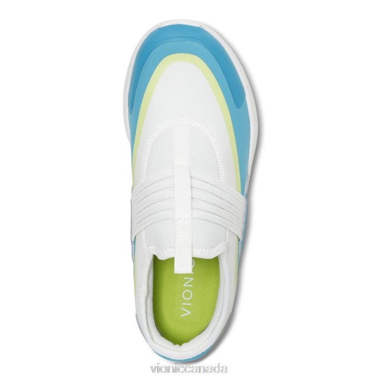 Vionic Vayda Slip On Sneaker 4642661046 Marshmallow Lake Blue Vionic calgary
