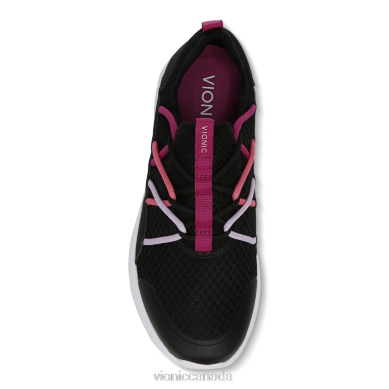 Vionic Zeliya Lace Up Sneaker 4642661005 Black Vionic boots canada